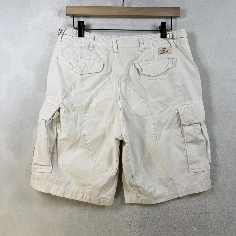 Polo Ralph Lauren Men's Relaxed Fit Ripstop Cotton Surplus Cargo Shorts Size 30